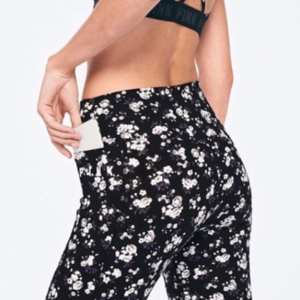 PINK Victoria’s Secret Ultimate Floral Print Leggings - Picture 2 of 5